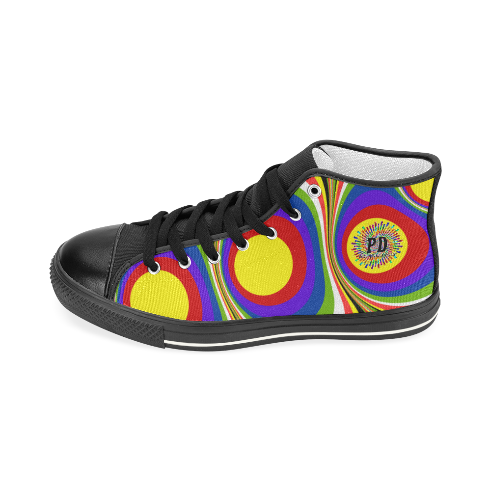 Kicks Women's Classic High Top Canvas Shoes (Model 017)