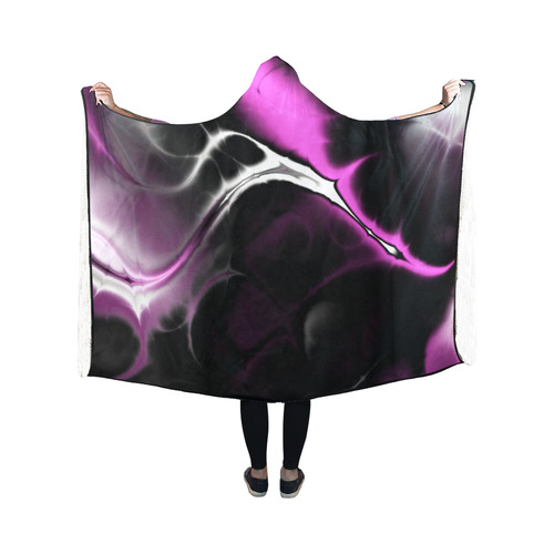 awesome fractal 33 Hooded Blanket 50''x40''