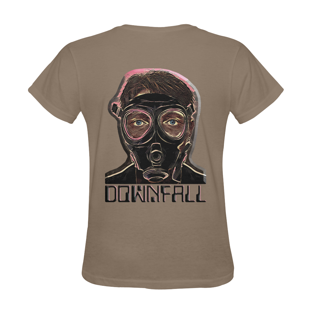 MASK INFERNO DOWNFALL II Sunny Women's T-shirt (Model T05)