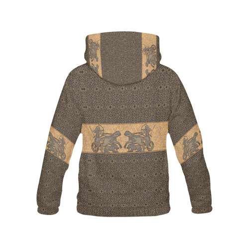 Assyrian Warrior Hoodie All Over Print Hoodie for Women (USA Size) (Model H13)