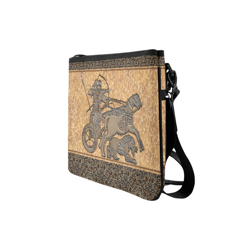 Assyrian Warrior Clutch Bag Slim Clutch Bag (Model 1668)