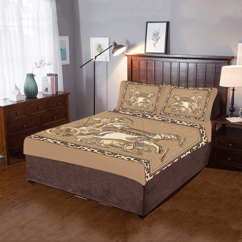 Assyrian Bed Set 3-Piece Bedding Set