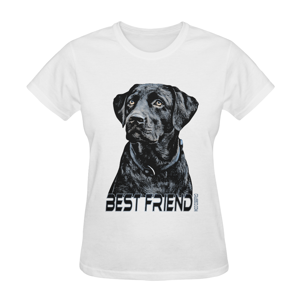 LABRADOR DOG BEST FRIEND Sunny Women's T-shirt (Model T05)