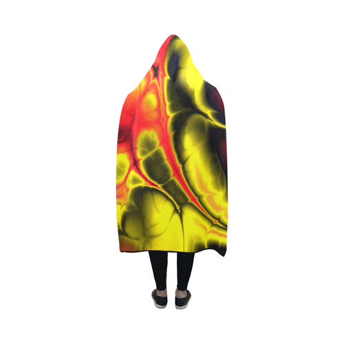 awesome fractal 36 Hooded Blanket 50''x40''