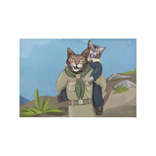 Piggyback Cat Scouts Placemat 12’’ x 18’’ (Set of 4)