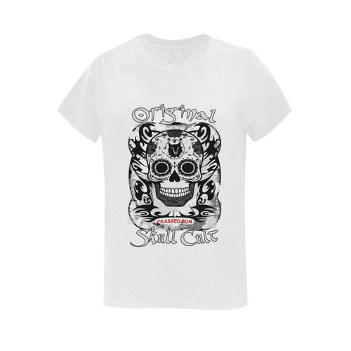 ORIGINAL SKULL CULT II Women's T-Shirt in USA Size (Two Sides Printing)