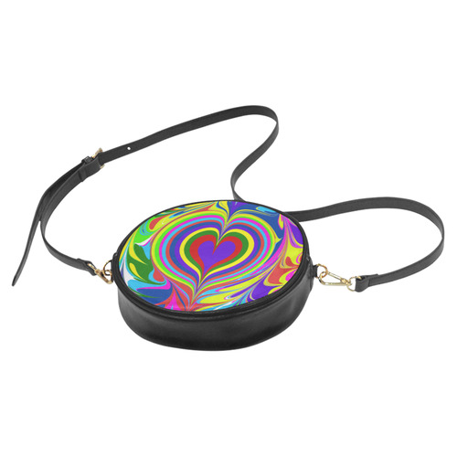 Love bag Round Sling Bag (Model 1647)