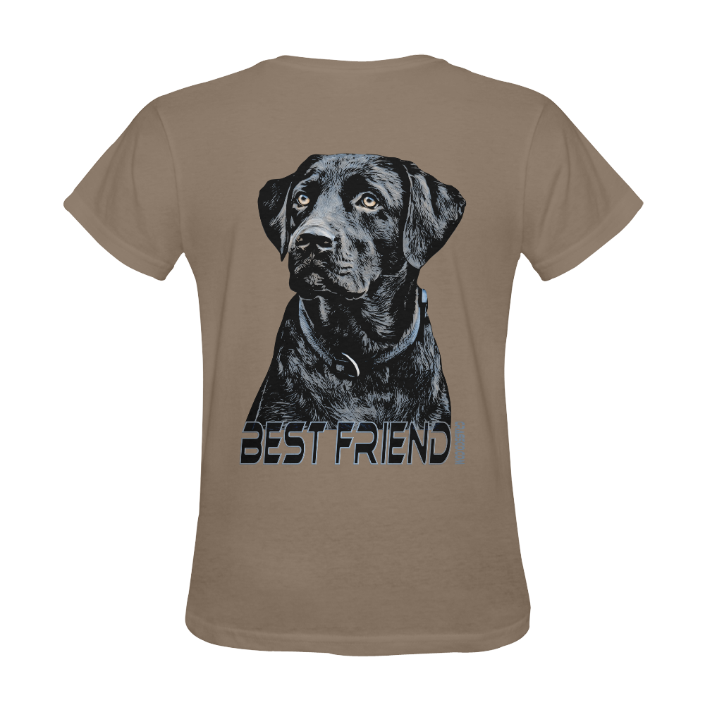 LABRADOR DOG BEST FRIEND II Sunny Women's T-shirt (Model T05)