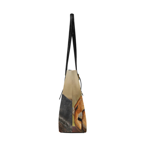 Dog Mans Best Friend Euramerican Tote Bag/Large (Model 1656)