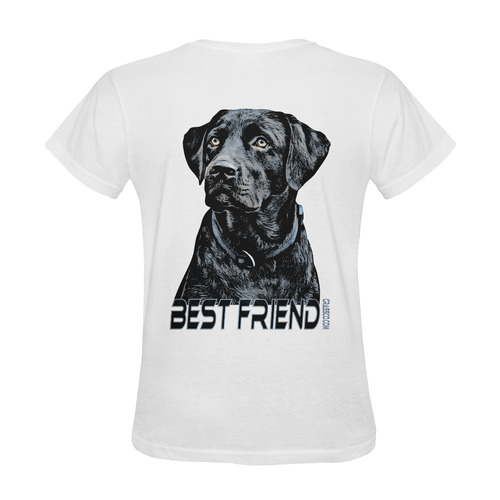 LABRADOR DOG BEST FRIEND Sunny Women's T-shirt (Model T05)