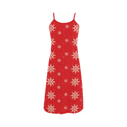 snowflakes Alcestis Slip Dress (Model D05)