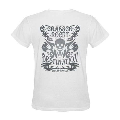 SKULL DESTINATION FUX Sunny Women's T-shirt (Model T05)