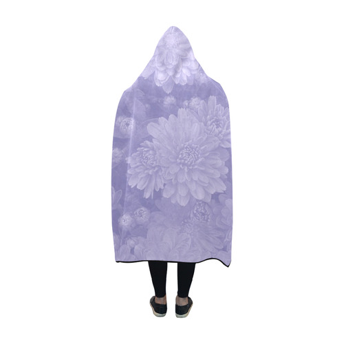 soft floral dreams E Hooded Blanket 60''x50''