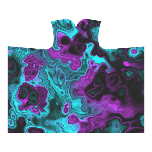 awesome fractal 34 Hooded Blanket 60''x50''