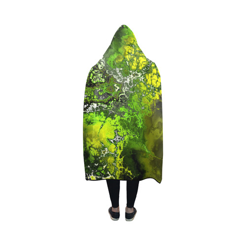 awesome fractal 27 Hooded Blanket 50''x40''