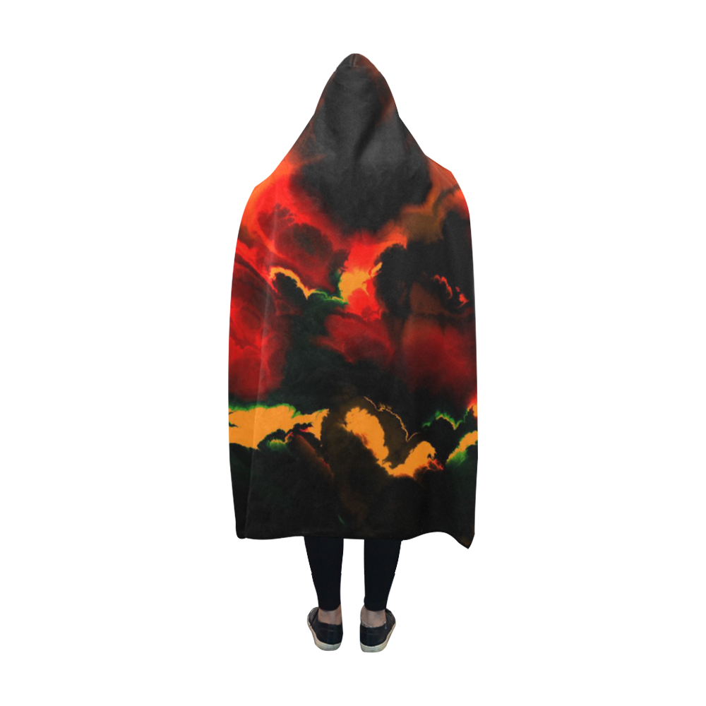 awesome fractal 37 Hooded Blanket 60''x50''