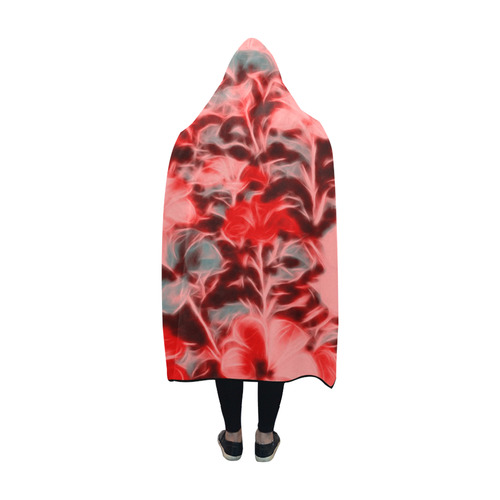 floral ArtStudio 4916C Hooded Blanket 60''x50''