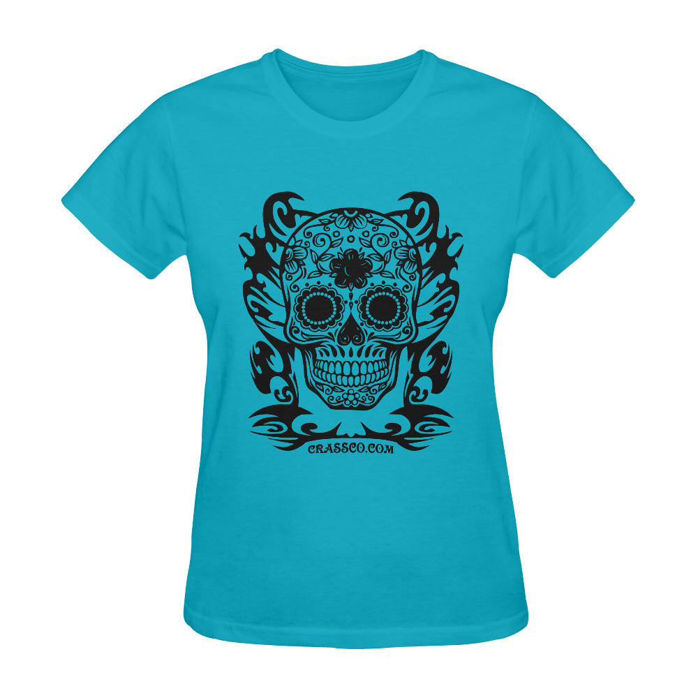 SKULL DESTINATION FUX IV Sunny Women's T-shirt (Model T05)