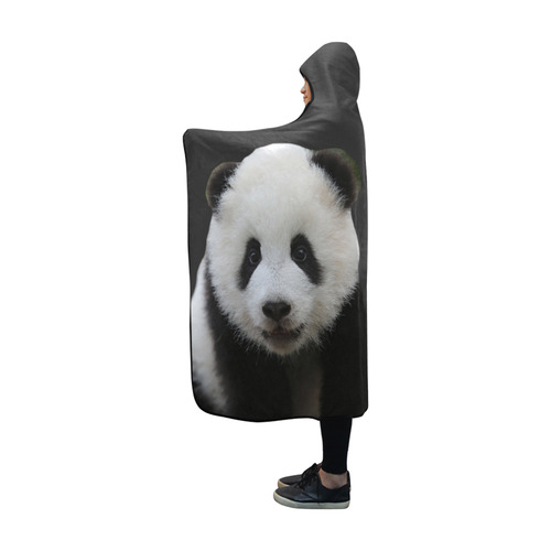 Panda Bear Hooded Blanket 60''x50''