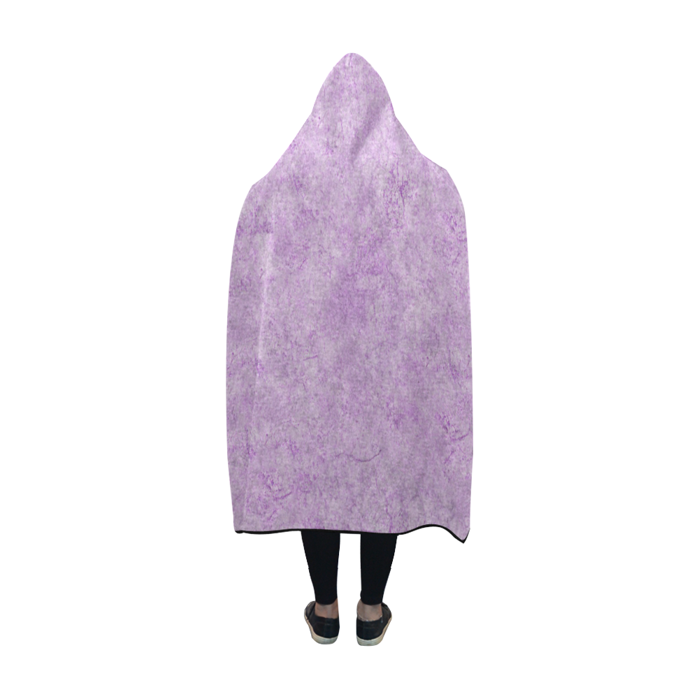 Lavender Elegance Hooded Blanket 60''x50''