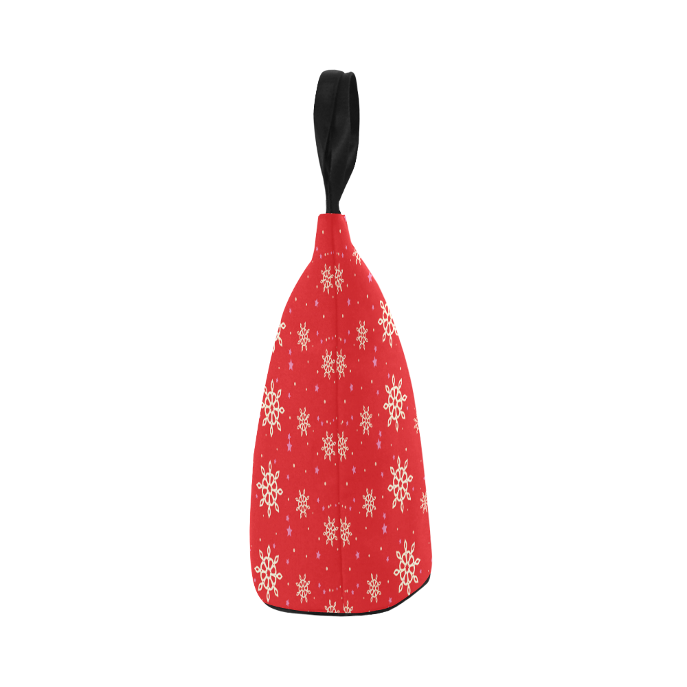 christmas snowflakes Nylon Lunch Tote Bag (Model 1670)