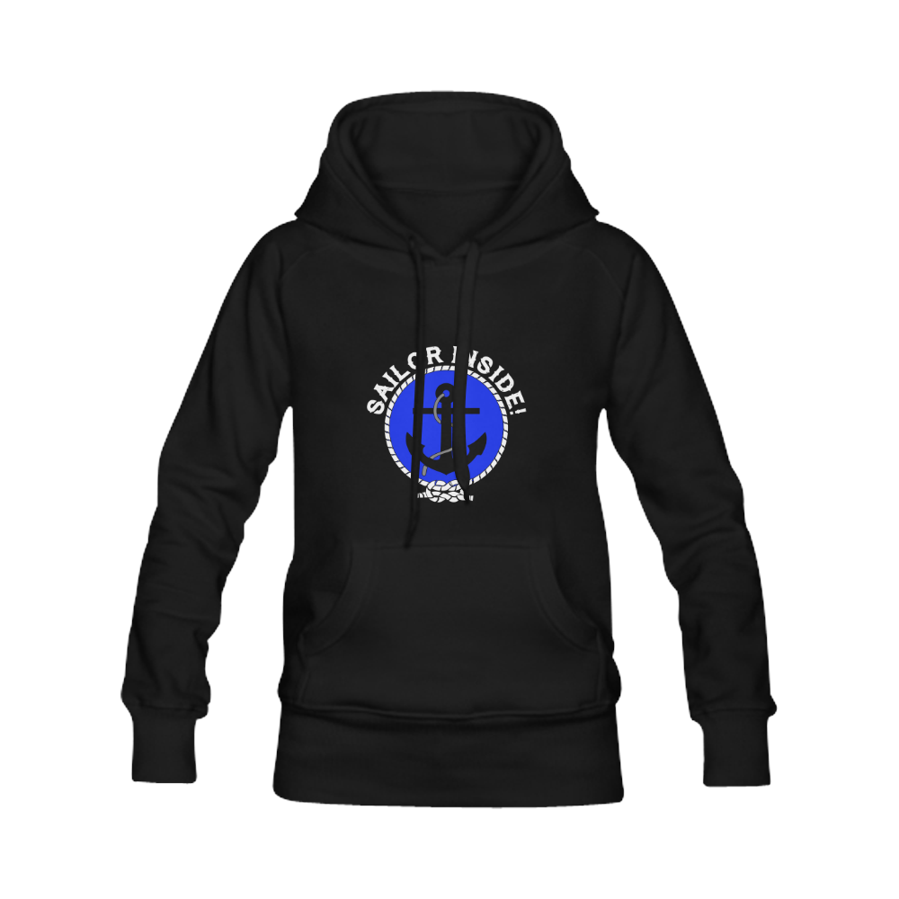 Sailor Inside Badge Watersports Sailing Yachting Ship Yacht Boat Owner Anchor Men's Classic Hoodie (Remake) (Model H10)