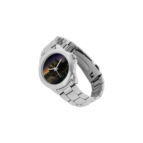 City Lights Unisex Stainless Steel Watch(Model 103)