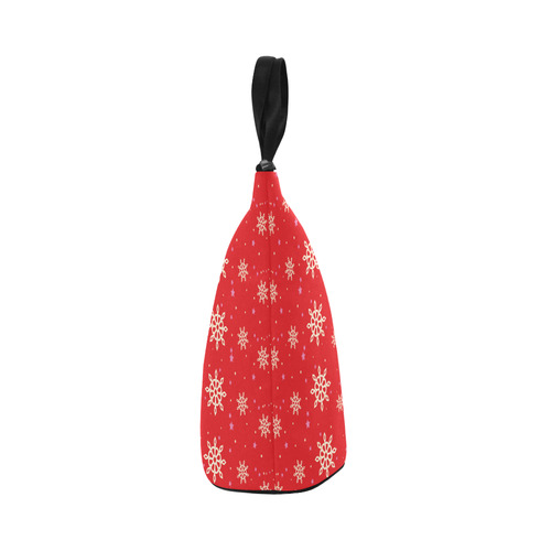 christmas snowflakes Nylon Lunch Tote Bag (Model 1670)