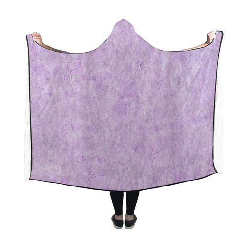Lavender Elegance Hooded Blanket 60''x50''