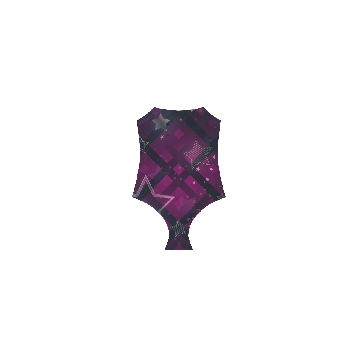 Abstract-stars-and-shapes-1 pc swimsuit Strap Swimsuit ( Model S05)