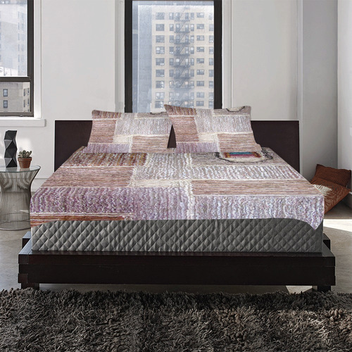 Original leather carpet 3-Piece Bedding Set