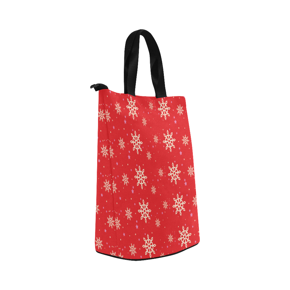 christmas snowflakes Nylon Lunch Tote Bag (Model 1670)