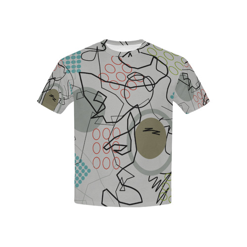 Abstract 8 pattern Kids' All Over Print T-shirt (USA Size) (Model T40)