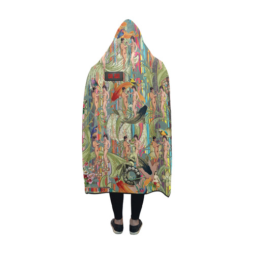 Just Another Relaxing Sunday Hooded Blanket 60''x50''