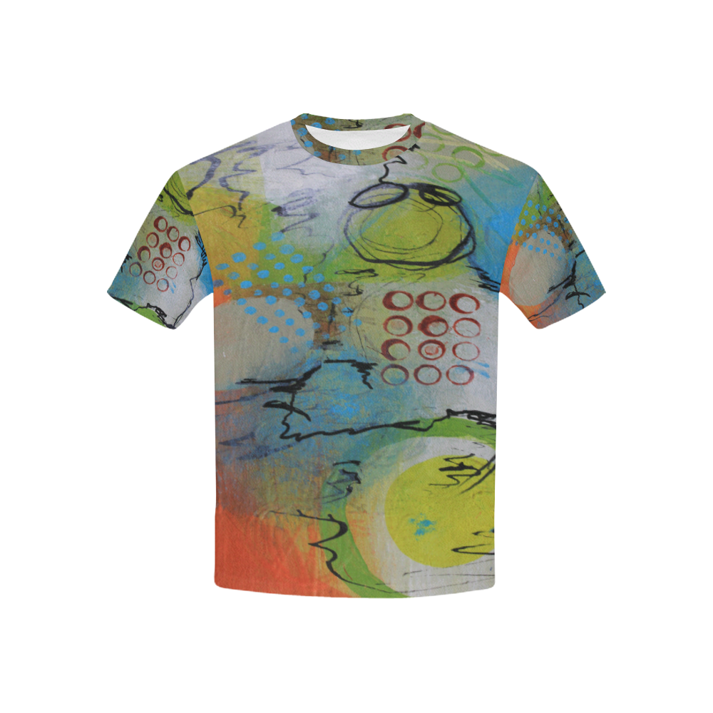 Flying in the Clouds Kids' All Over Print T-shirt (USA Size) (Model T40)
