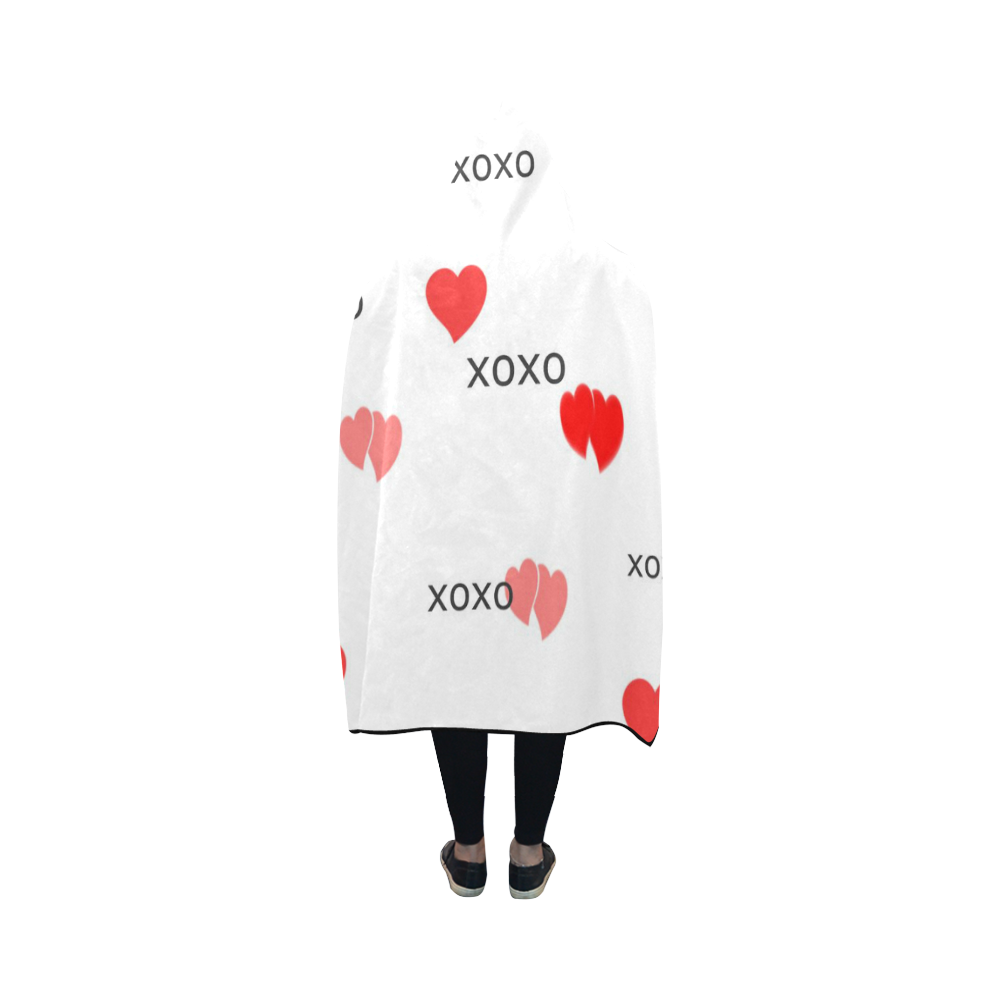 xoxo Hooded Blanket 50''x40''