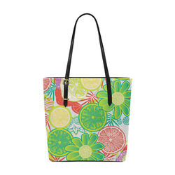 Loudly Lime Euramerican Tote Bag/Small (Model 1655)