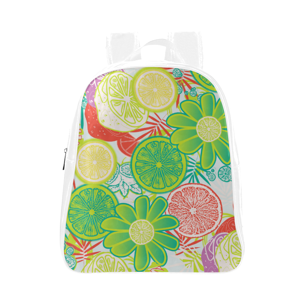 Loudly Lime School Backpack (Model 1601)(Small)