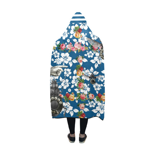 Rotary Bugs on the Canal Hooded Blanket 60''x50''