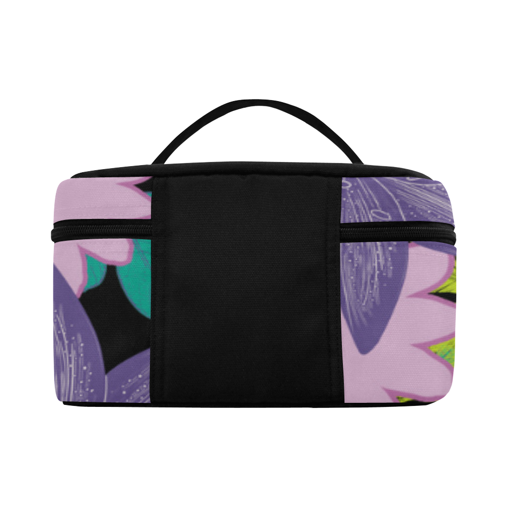 Tropical Violet Cosmetic Bag/Large (Model 1658)