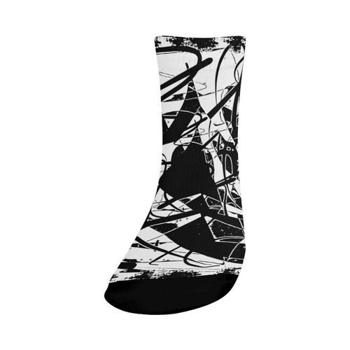 Strictly Black & White Crew Socks