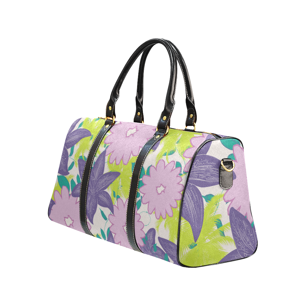 Tropical Violet New Waterproof Travel Bag/Small (Model 1639)