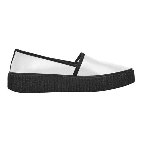 model_3063-827 Black Selene Satin Women's Slip-On Shoes (Model 3063)