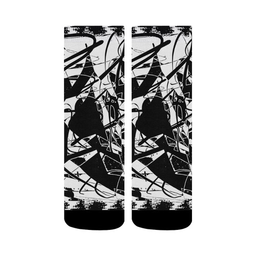 Strictly Black & White Crew Socks