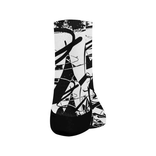 Strictly Black & White Crew Socks