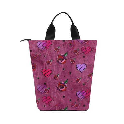 Dream of Rose by Popart Lover Nylon Lunch Tote Bag (Model 1670)