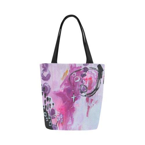 pink in Sync 2 canvas Canvas Tote Bag (Model 1657)