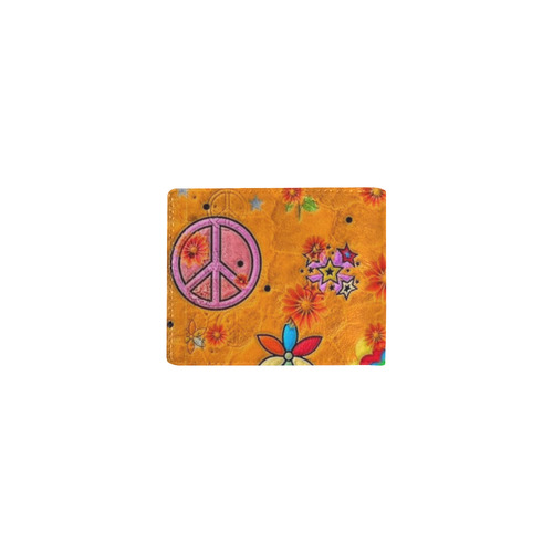 Peace 70 by Popart Lover Mini Bifold Wallet (Model 1674)