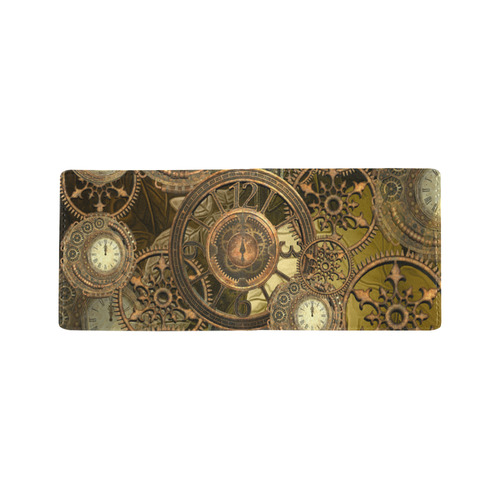 Steampunk clocks and gears Mini Bifold Wallet (Model 1674)