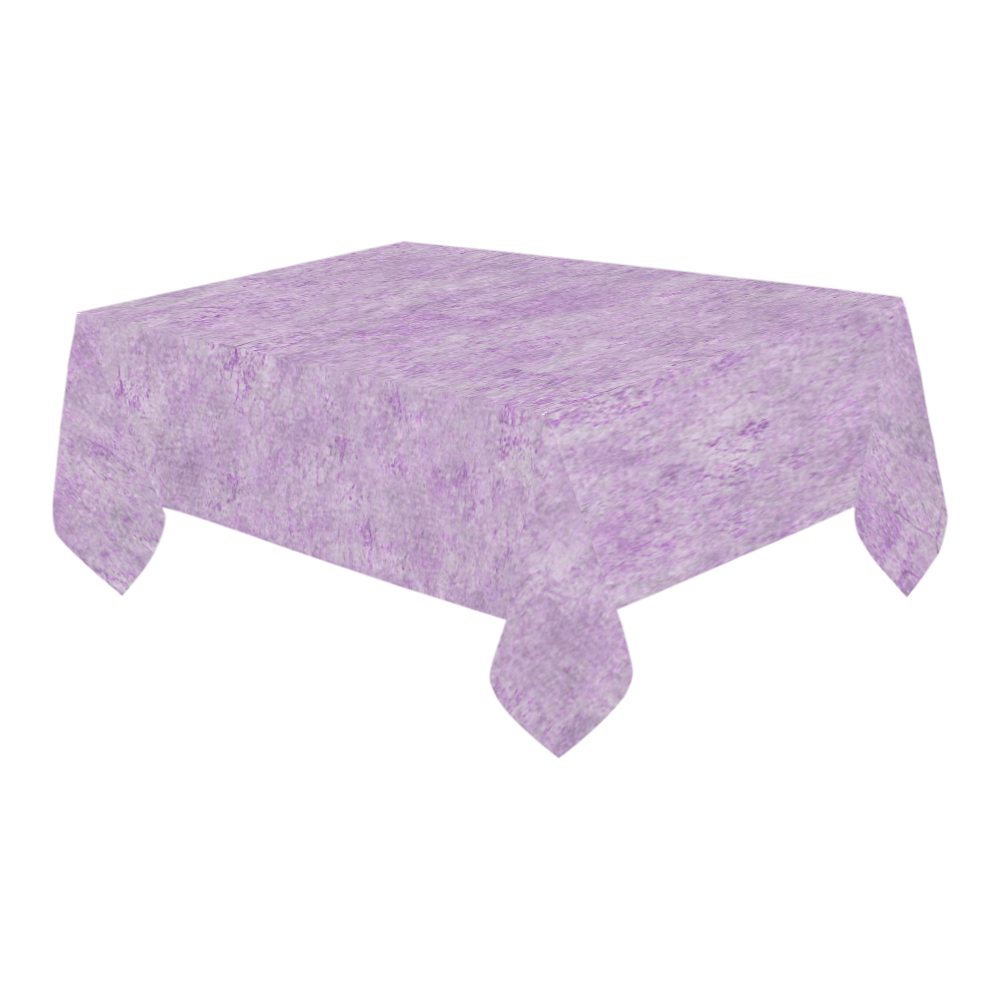 Lavender Elegance Cotton Linen Tablecloth 60" x 90"